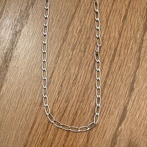 Elegant Silver Chain Necklace